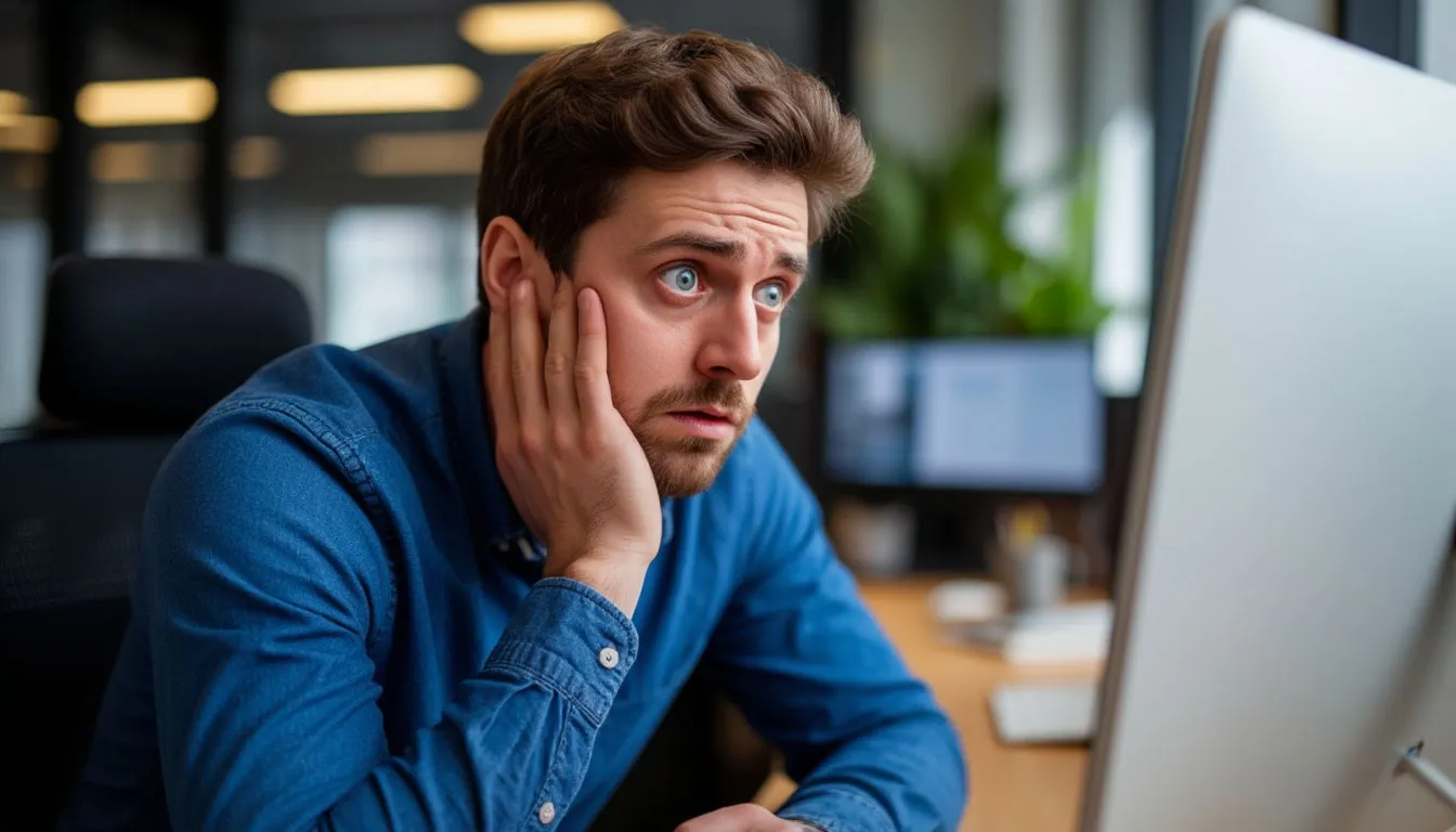 Страх ошибки на работе.